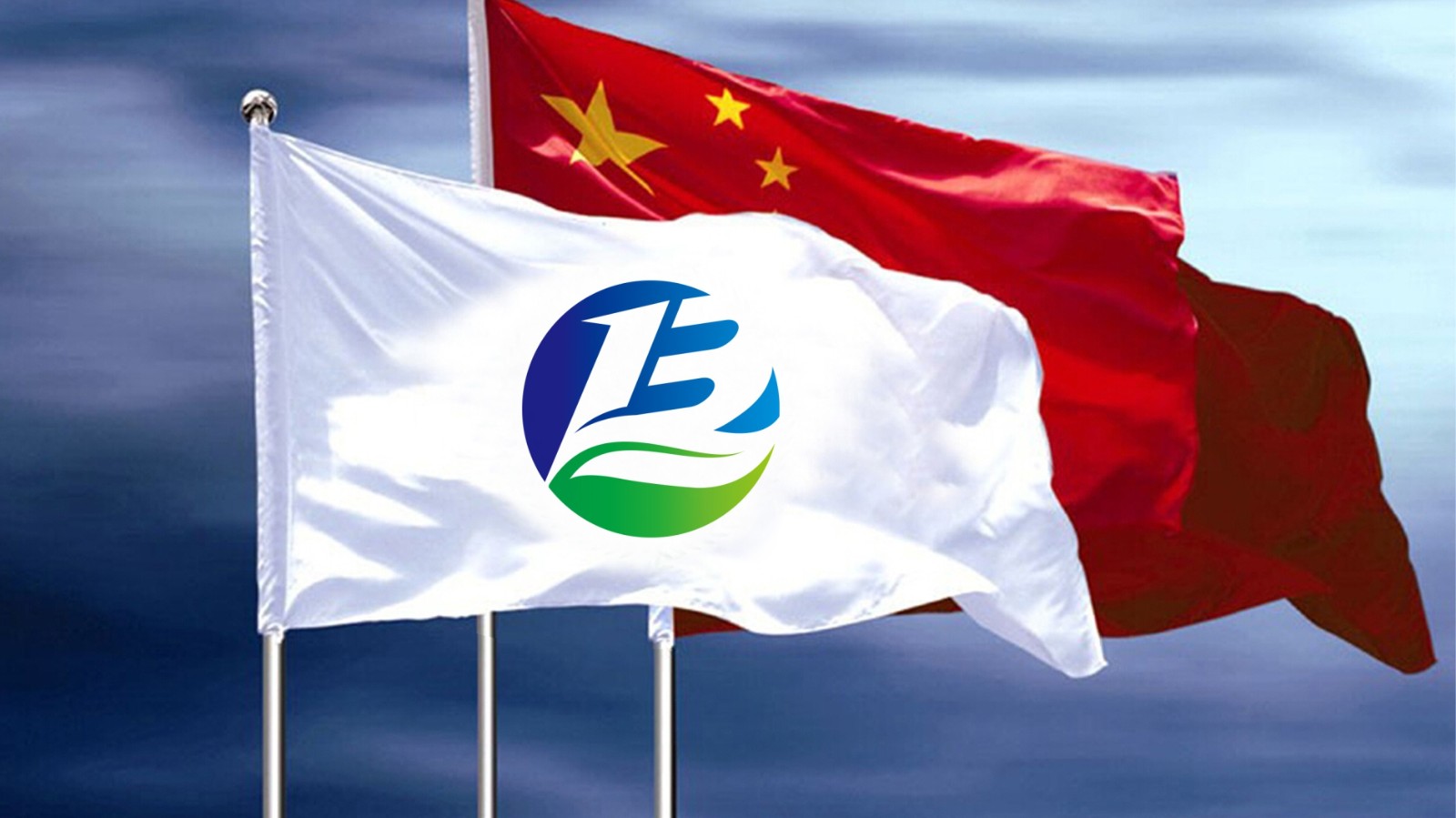 世紀聯保新能(néng)源科(kē)技(jì)公司LOGO設計(jì)旗幟效果圖