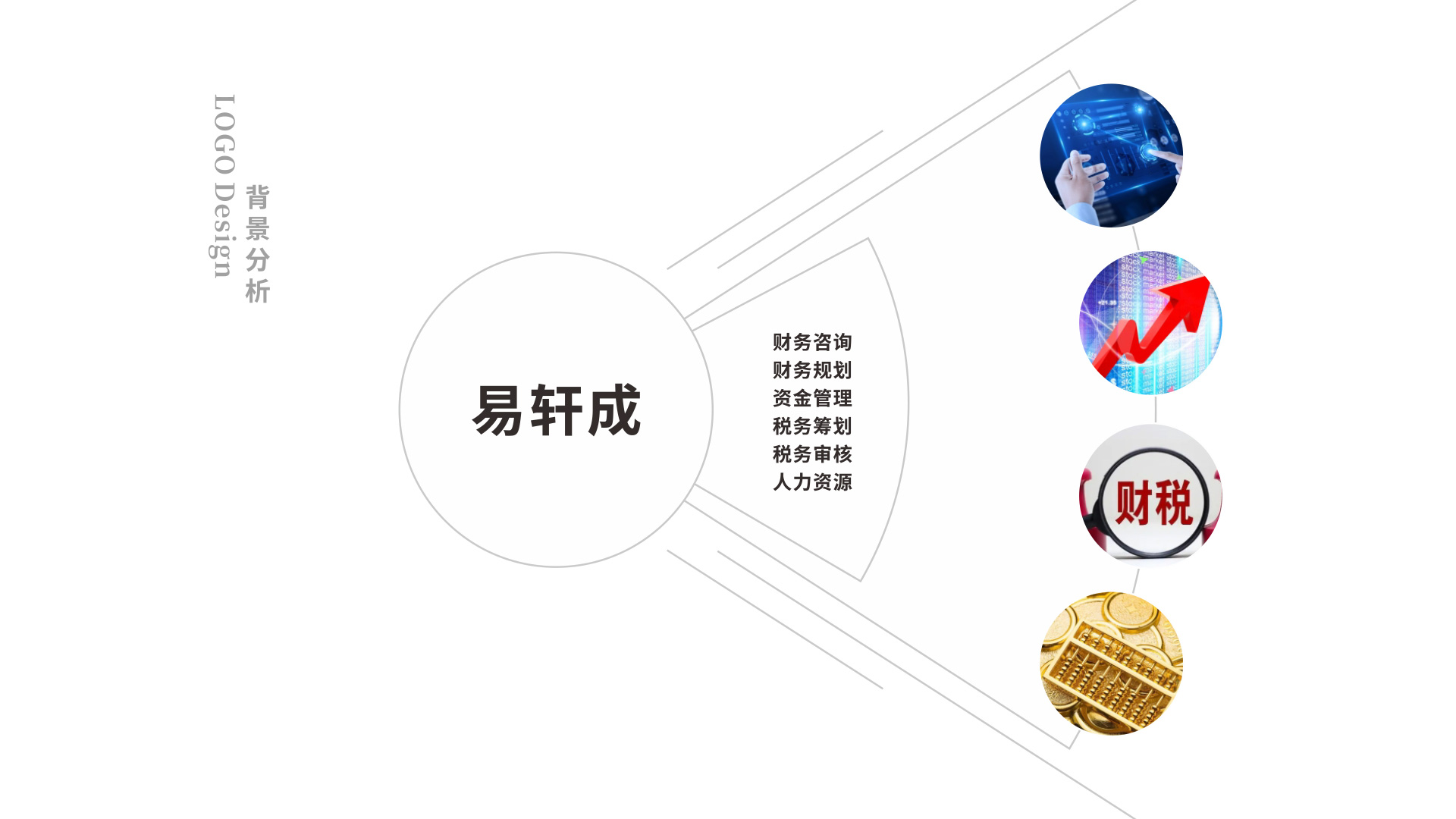 易軒成财稅服務LOGO設計(jì)創意解析