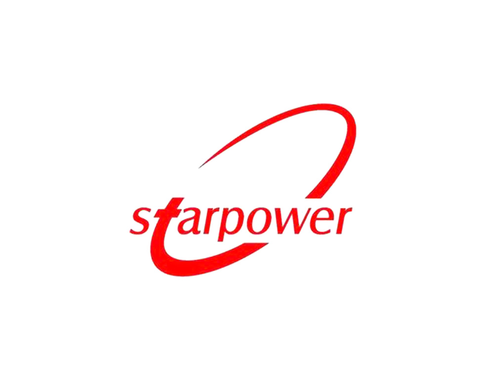 斯達半導體(tǐ)logo設計(jì)，以starpower英文(wén)單詞中的(de)t與全球化(huà)來(lái)結合。