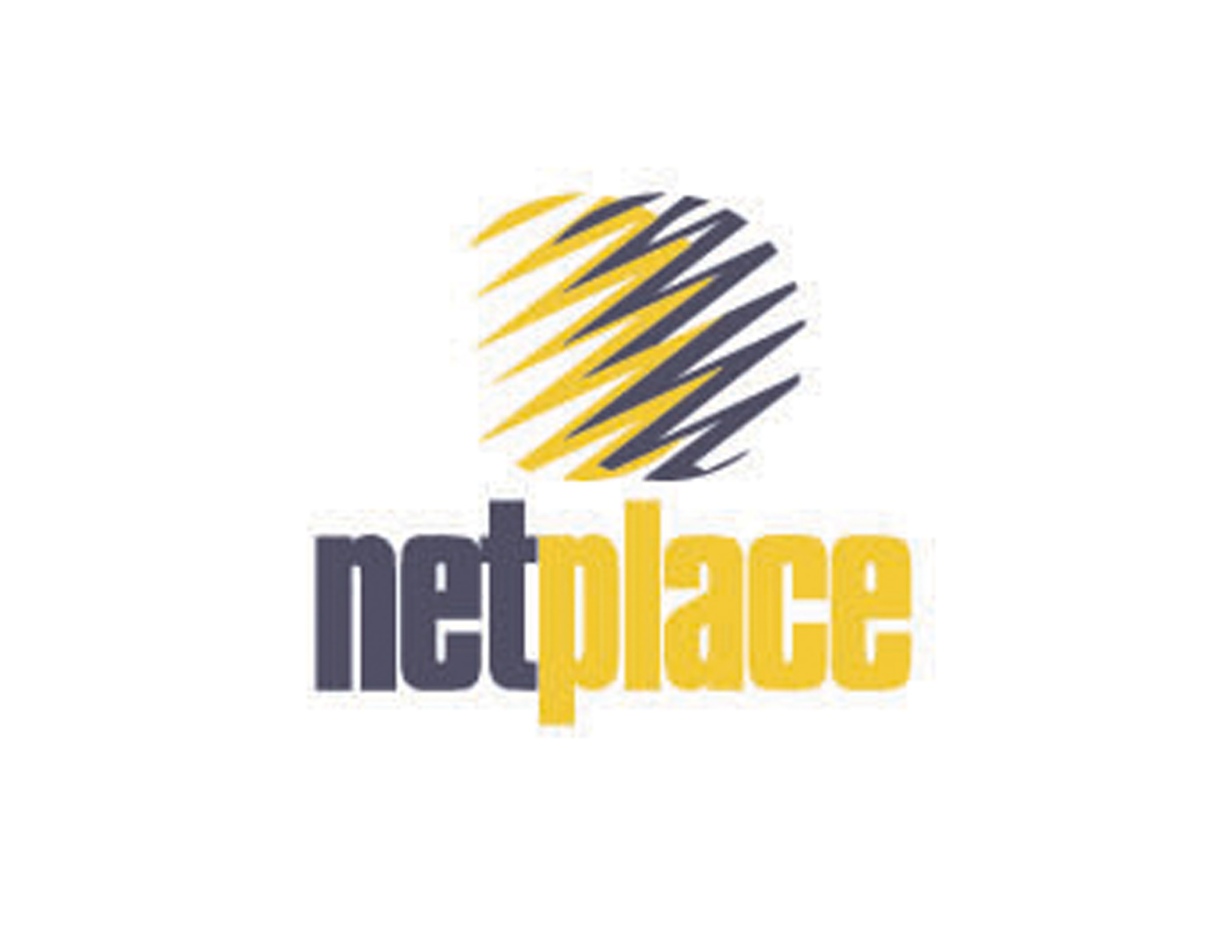 netplace國(guó)外(wài)速遞公司logo設計(jì)以動感的(de)線條代表速度