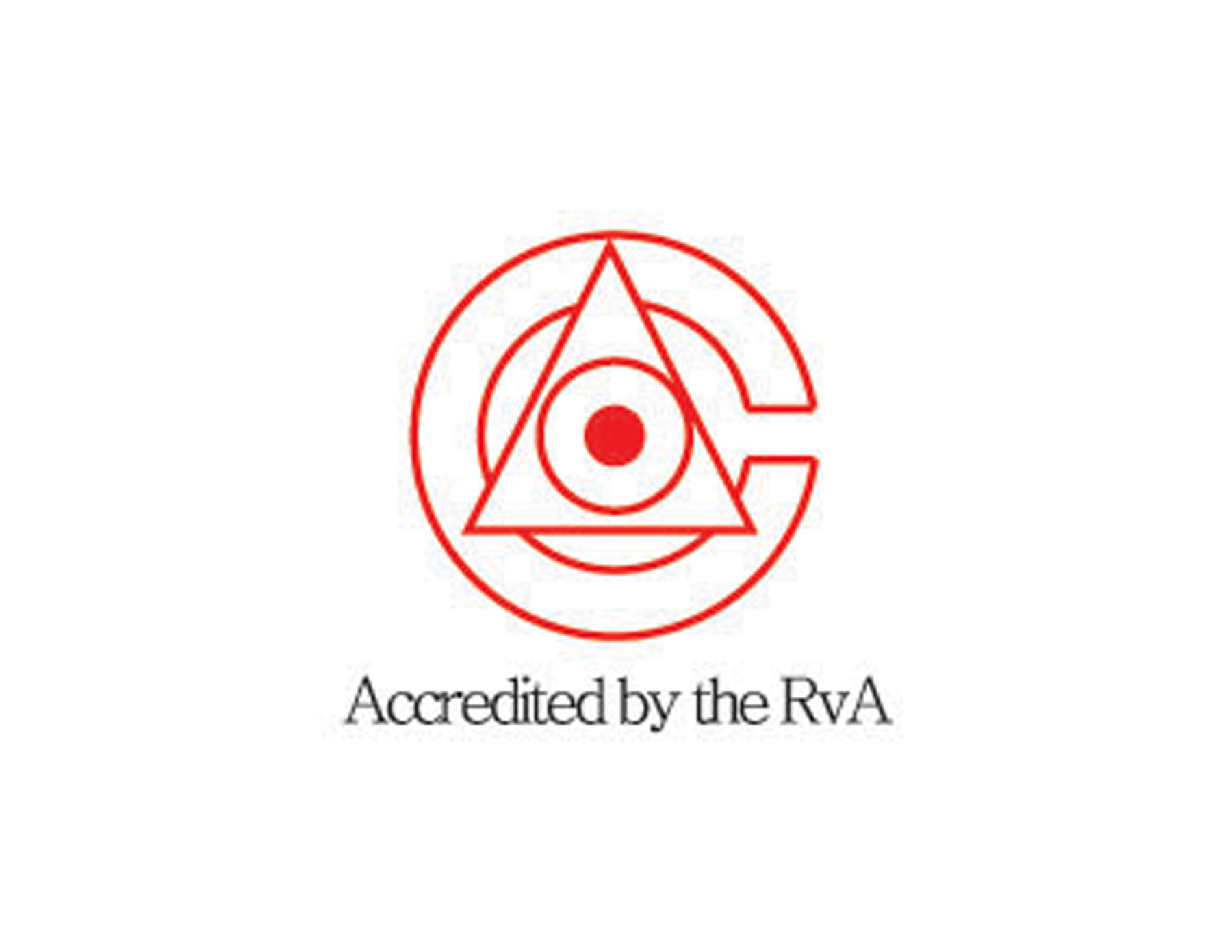 Accre開(kāi)頭的(de)紅(hóng)色機(jī)械公司LOGO設計(jì)以線形字母A與C來(lái)創意