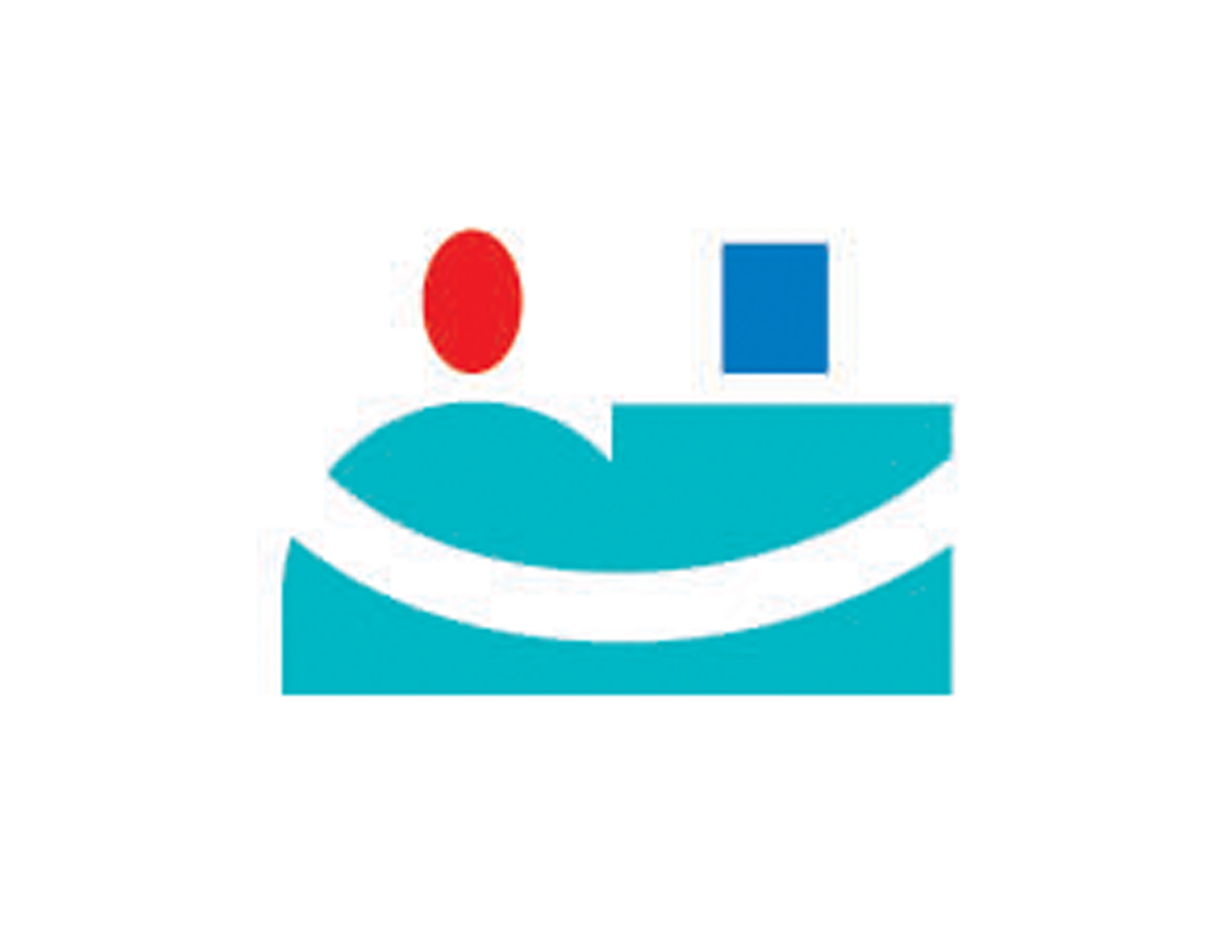 用(yòng)兩個(gè)圖形抽象的(de)表達了(le)男(nán)性和(hé)女(nǚ)性，這(zhè)是(shì)一(yī)款社交LOGO設計(jì)