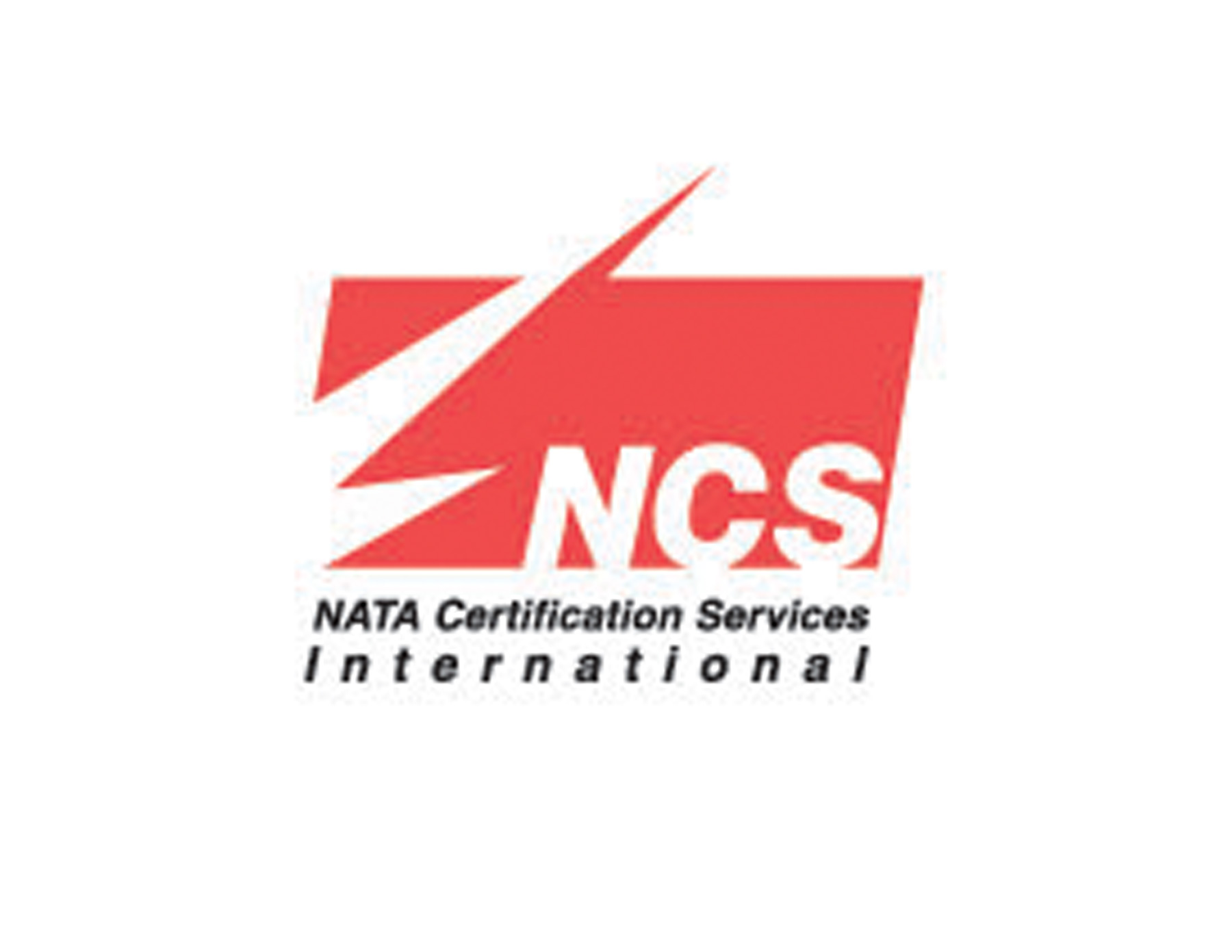 NCS電(diàn)力商标設計(jì)以字母與紅(hóng)色色塊中的(de)閃電(diàn)設計(jì)元素結合突顯電(diàn)力行(xíng)業(yè)